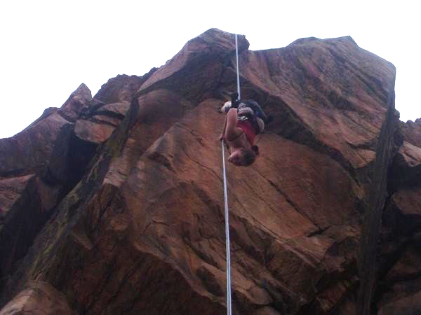Mallory Wetherington Rock Climbing