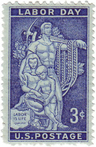 U.S. postage stamp issued September 3rd, 1956. Designed by Victor S. McCloskey Jr. of the U.S. Bureau of Engraving and Printing.