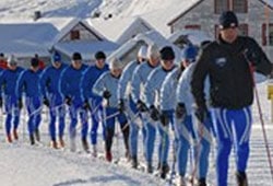 APU Nordic Skiers at Hatcher's Pass