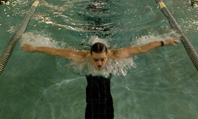 Swimmer in APU Pool