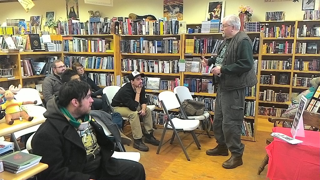 Community reading at Fireside Bookstore