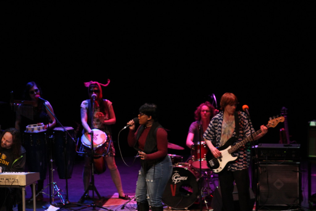 Students performing at the APU Spring Ensemble.