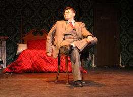 Alfred Inglethorp, played by Lindsay Serrano, the husband of the woman who owns Styles.