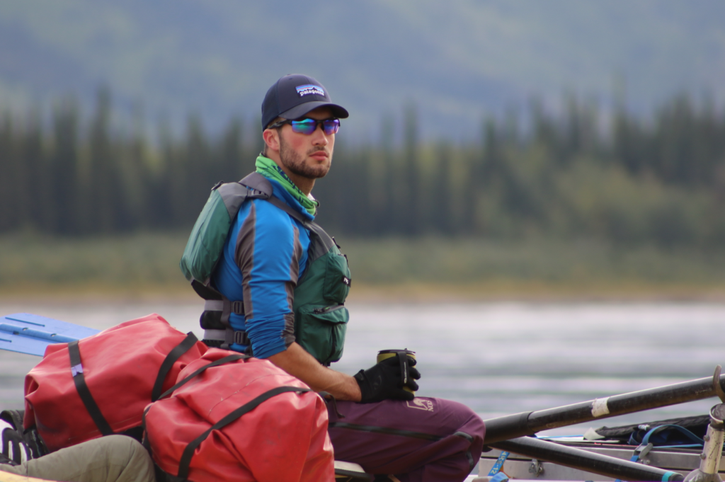 Canoeing the Yukon River.