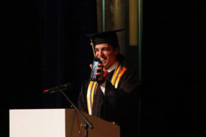 Jonathon Singler graduation photo
