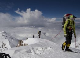 Climbers on Denali