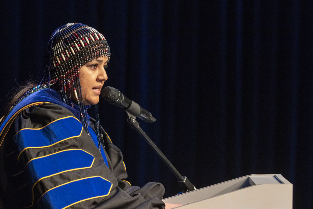 Students celebrate their accomplishments at APU with the spring 2019 commencement at the Wendy Williamson on the campus of UAA.
