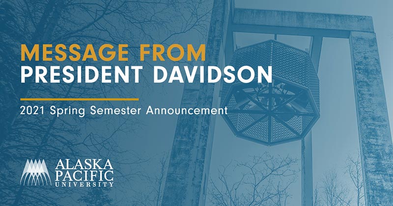Message from President Davidson