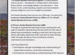 Alaska Blanket Exercise at APU Featured Image