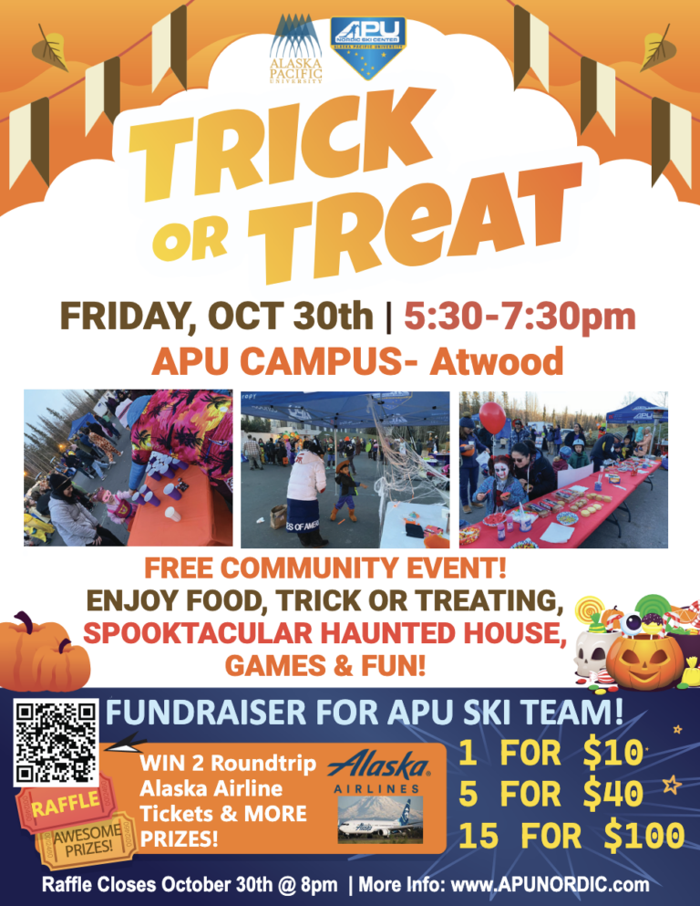 APU Nordic Ski Center Community Trick or Treat and Ski Team Fundraiser!